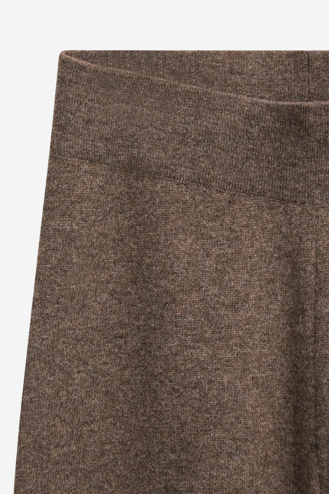 Serge Merino Pants Brown Melange