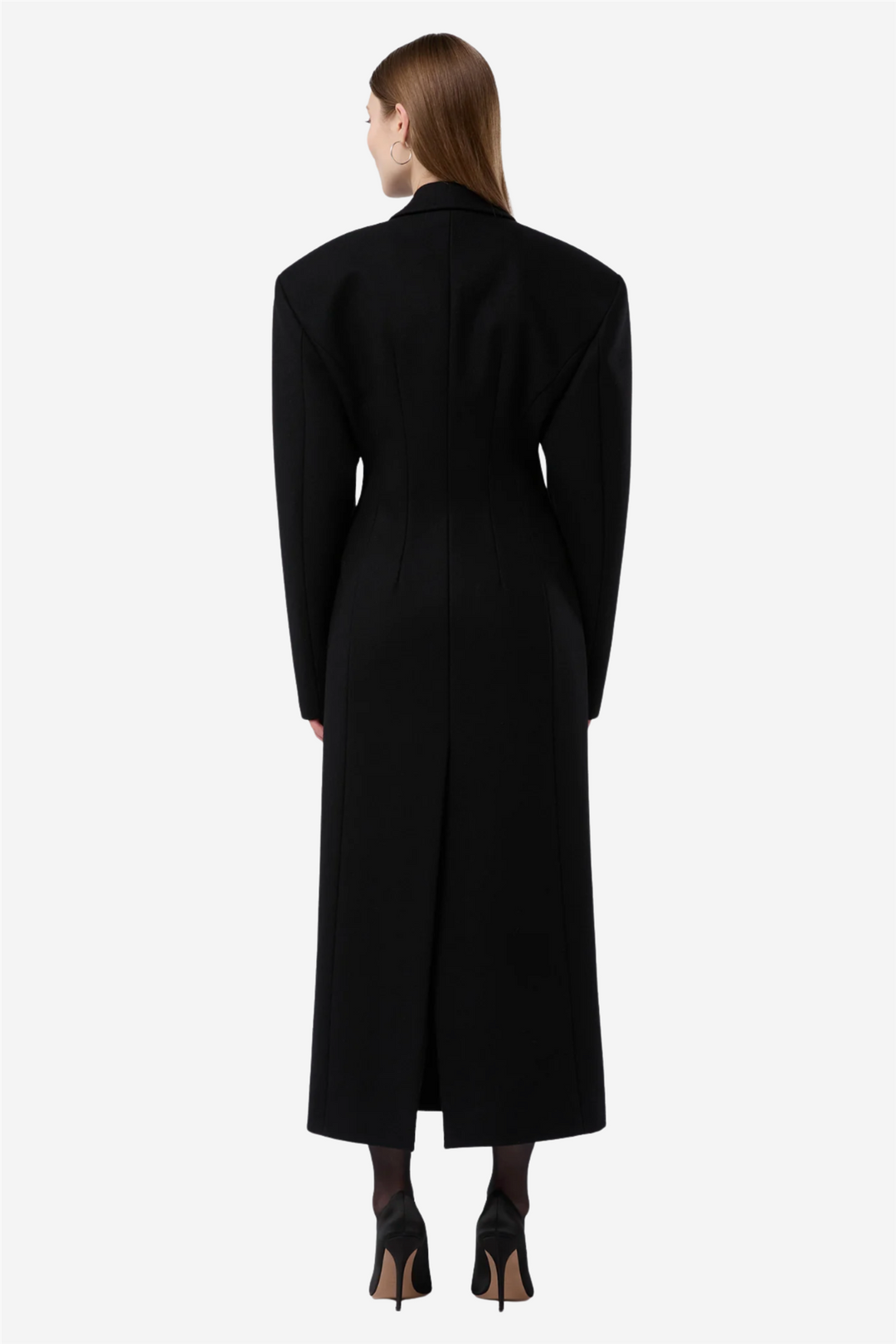Ottavia Hourglass Coat Black
