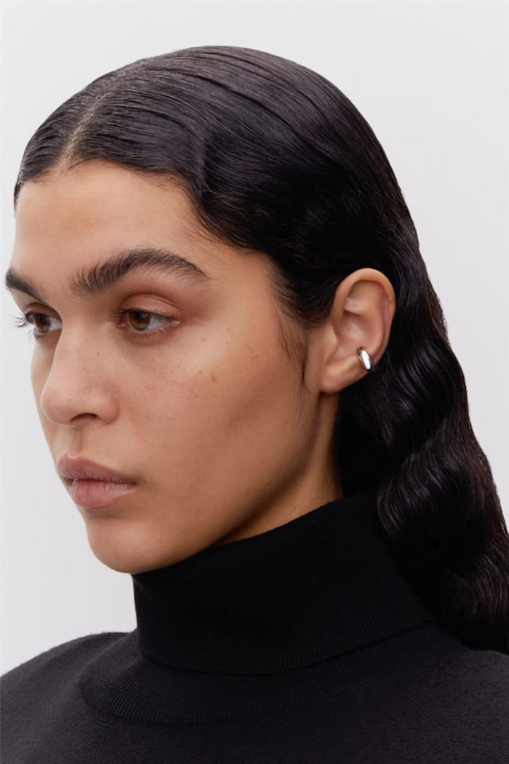 Omotesando Chunk Ear Cuff Silver