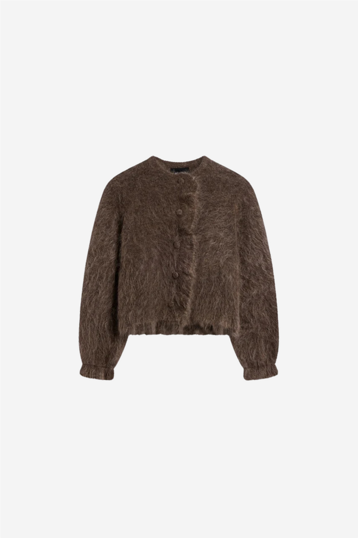Ana Chunky Cardigan Brown