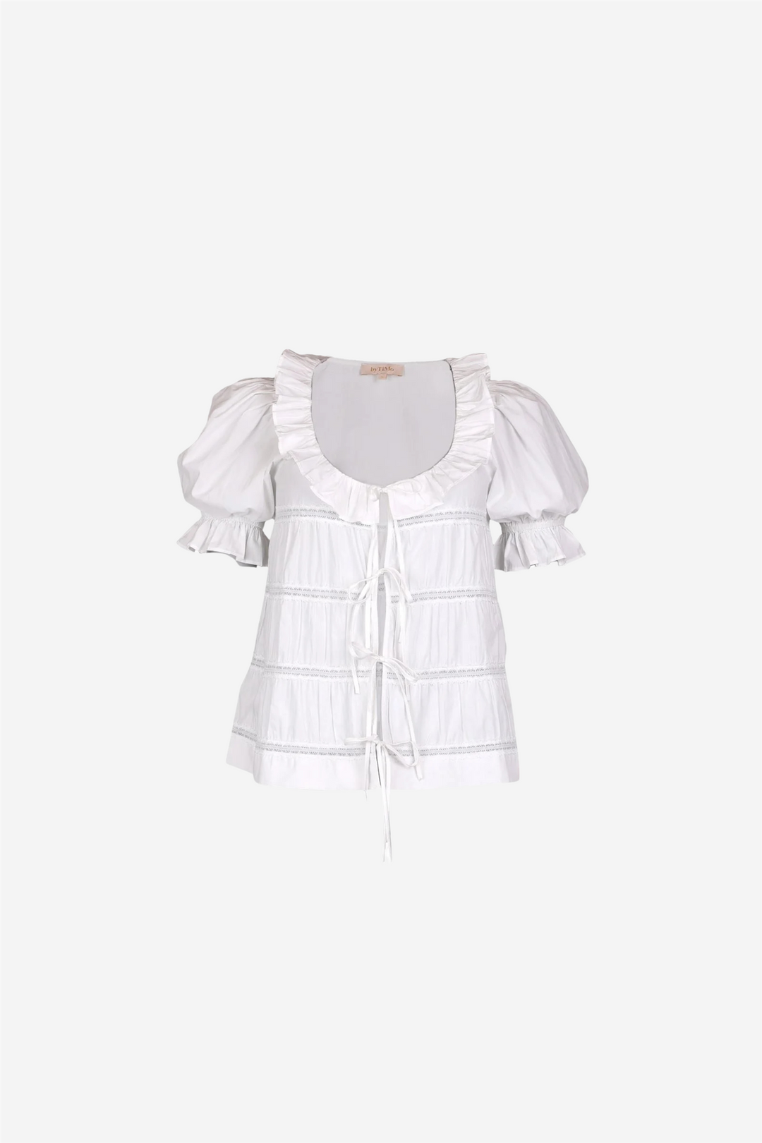 Poplin Bow Blouse White