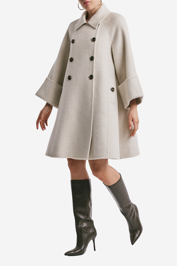 Tailored Coat Vintage White