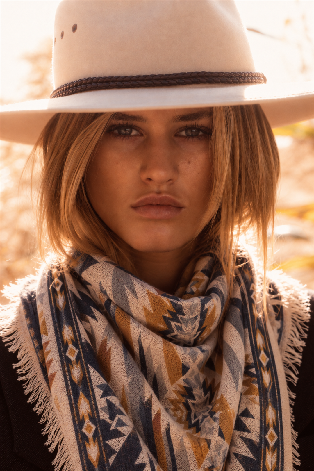 Rio Cashmere Scarf Grey