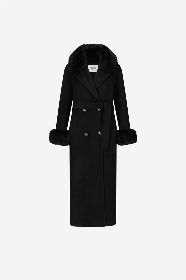 Marta Coat Maxi Black