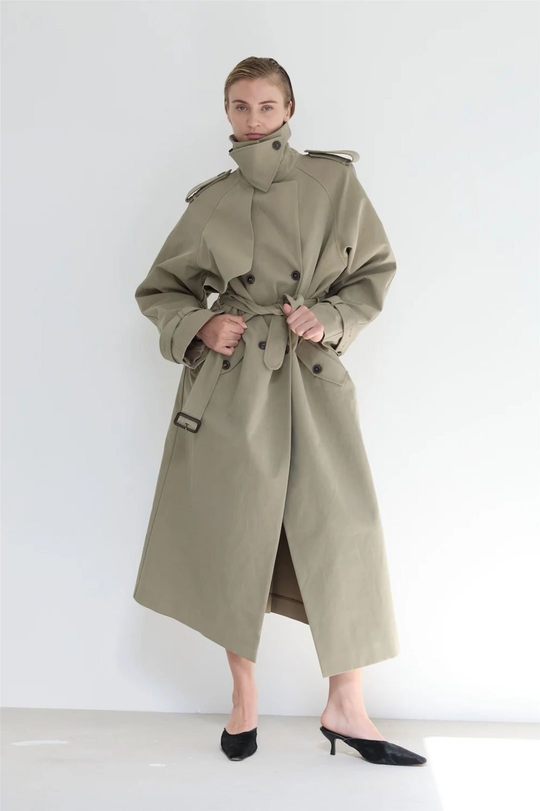 Majorstuen Trench Khaki