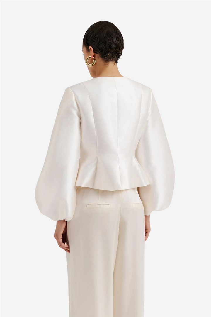 Vendela Balloon Sleeve Blouse Ivory