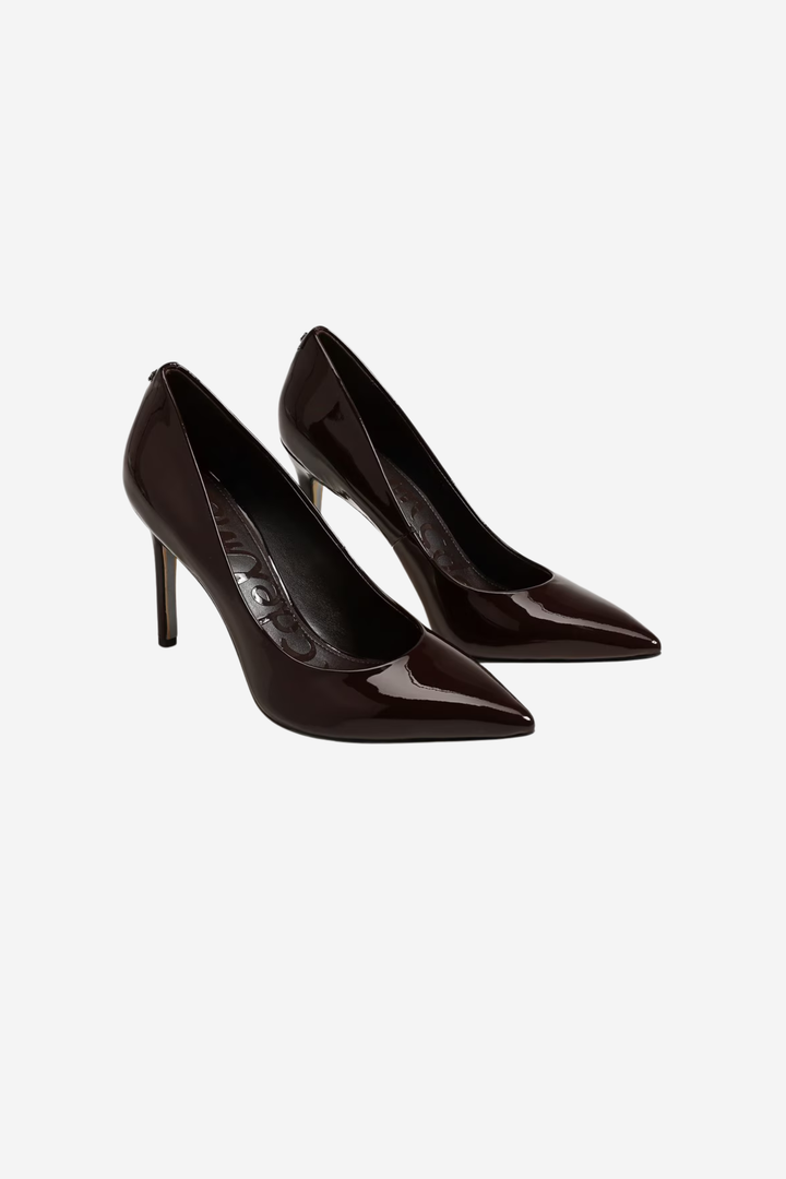 Hazel Rich Chocolate Patent Leather
