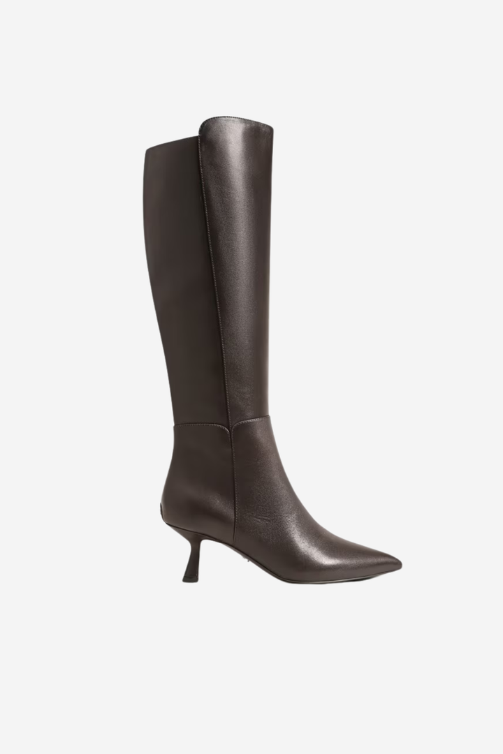 Taylin Knee High Boot Chocolate Brown Leather
