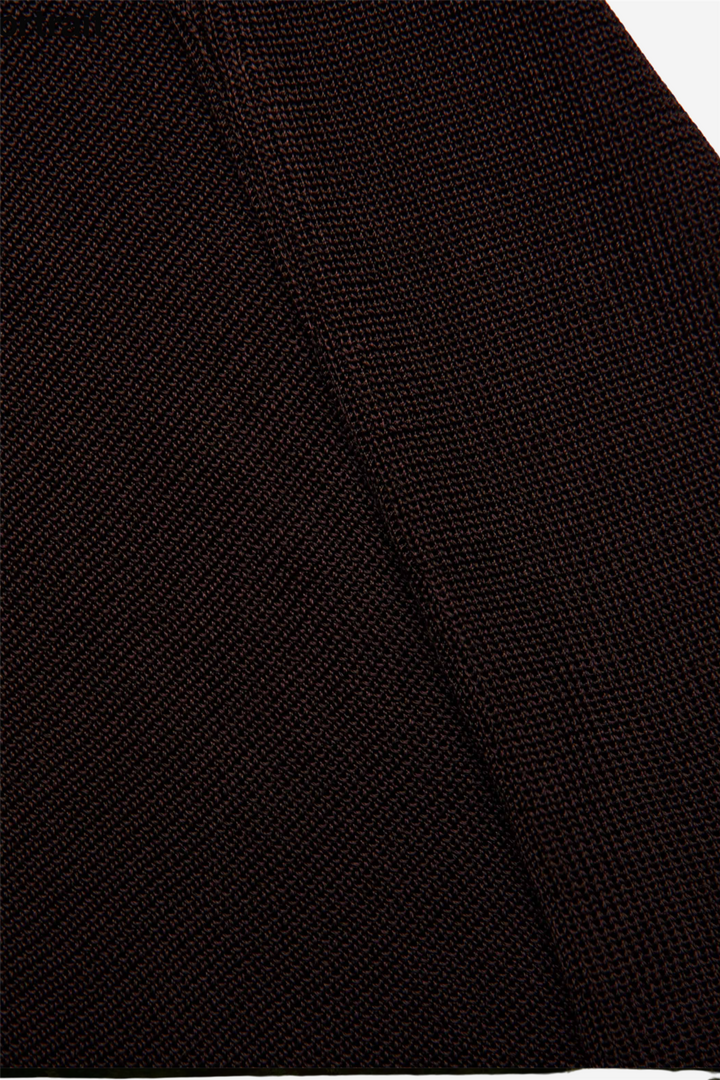 Brown viscose knit top