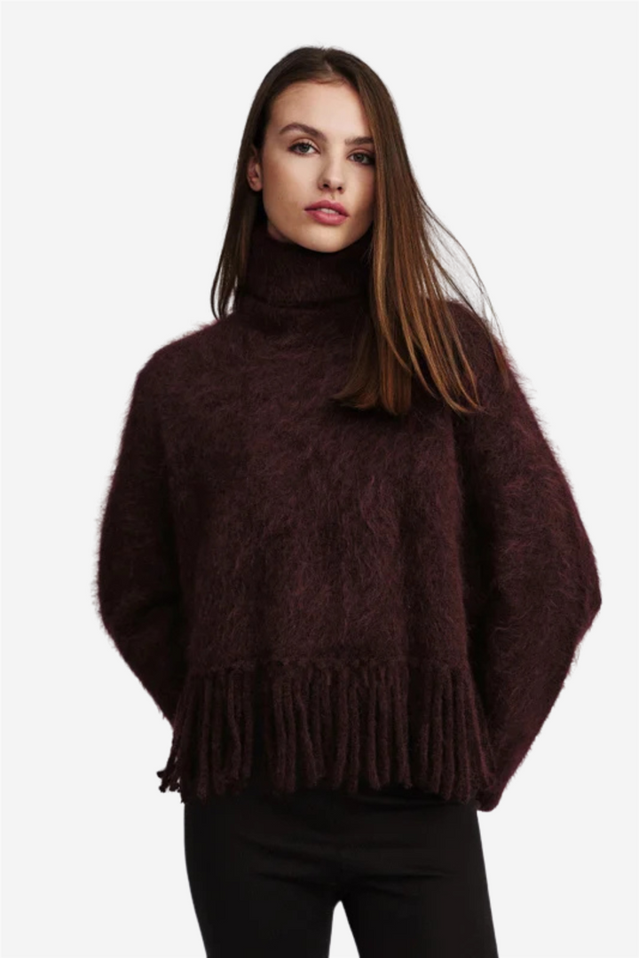 Milena Chunky Sweater Oxblood