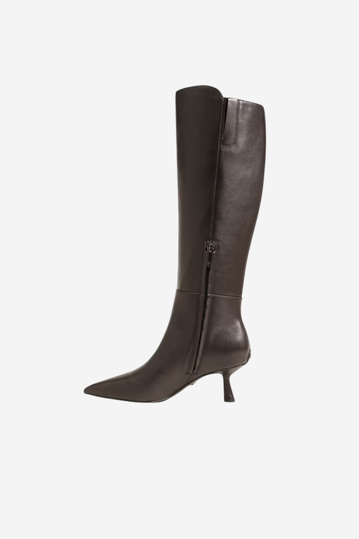 Taylin Knee High Boot Chocolate Brown Leather