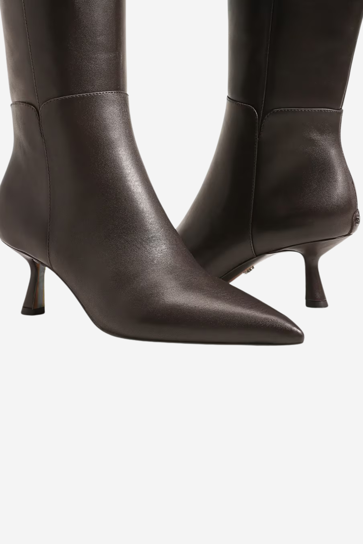 Taylin Knee High Boot Chocolate Brown Leather