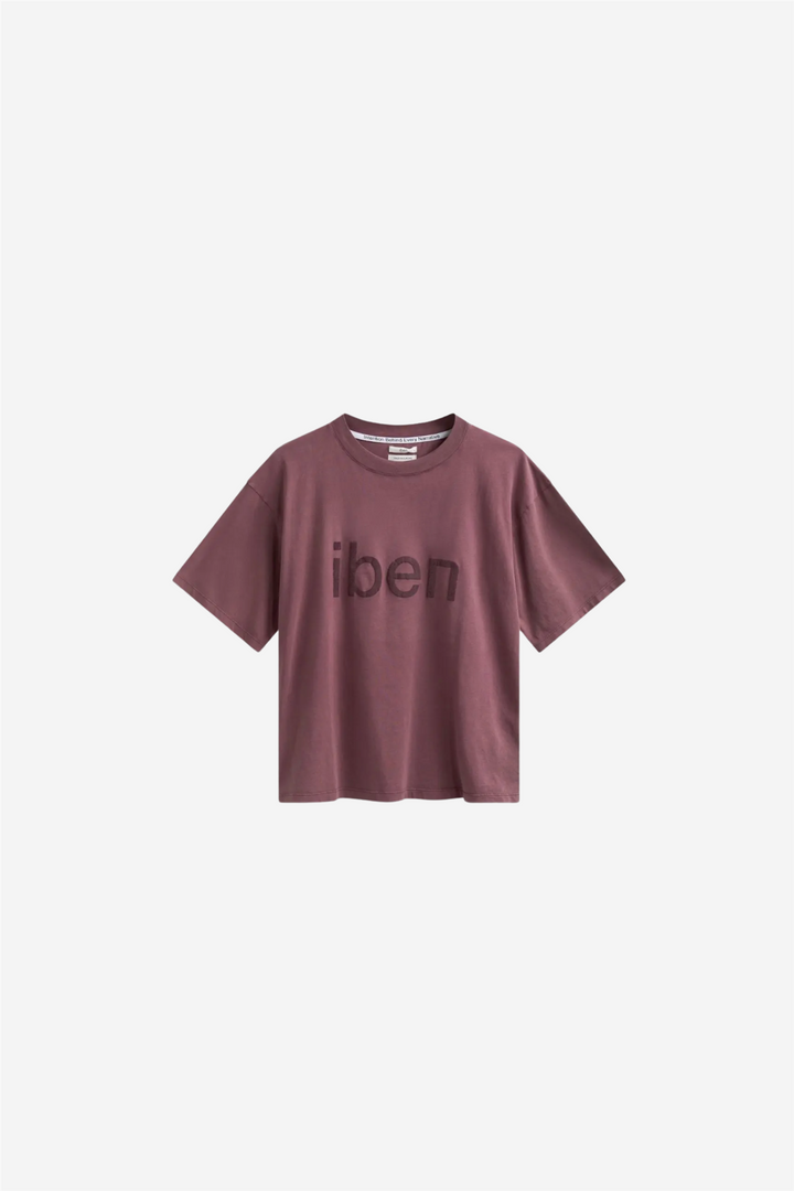 Rocky Tee Washed Burgundy