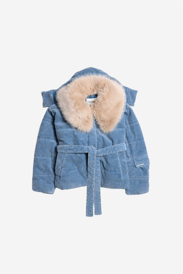 Steilia Corduroy Jacket Light Blue Mix