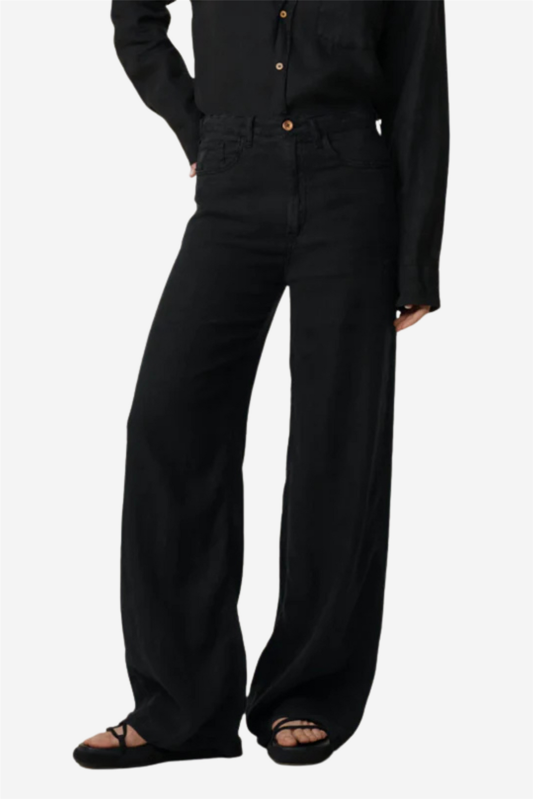Skater Loose-Z Linen Colour Black