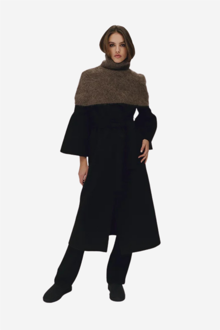 Sylvia Chunky Neck Brown