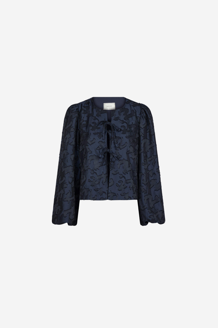 Daliska Artwork Blouse Navy