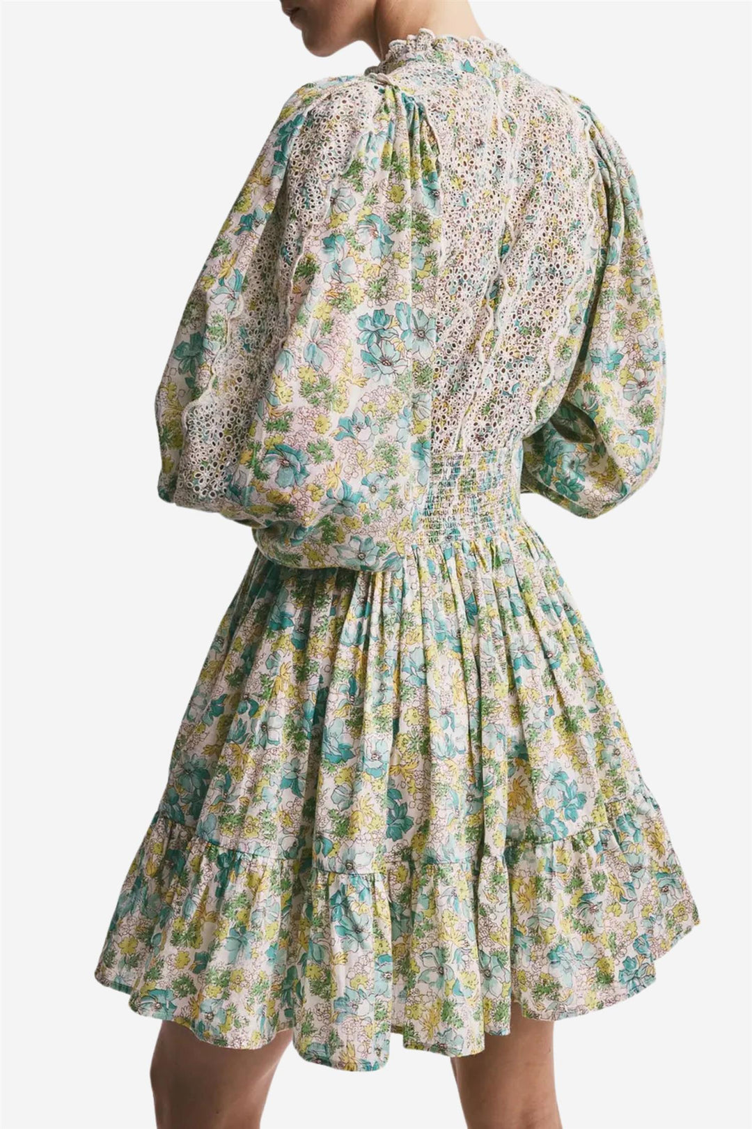 Cotton Slub Mini Dress Anemone Fields