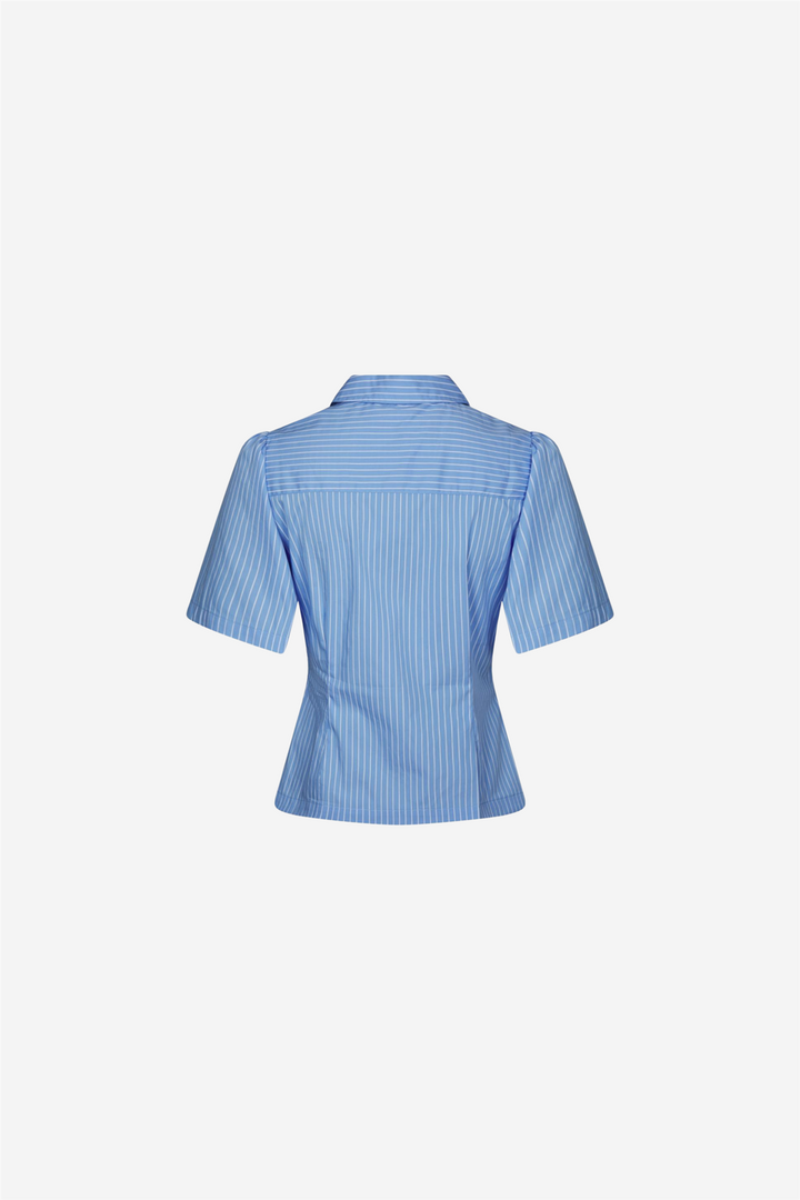 Balara Stripe Poplin Shirt Light Blue