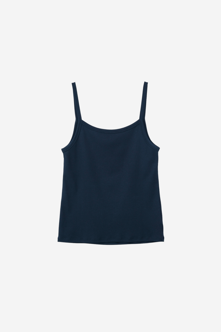 Tinki ribbed tank navy