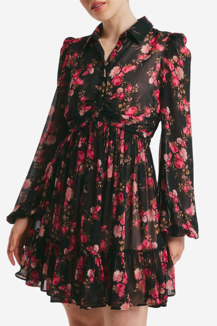 Georgette Mini Dress Romace