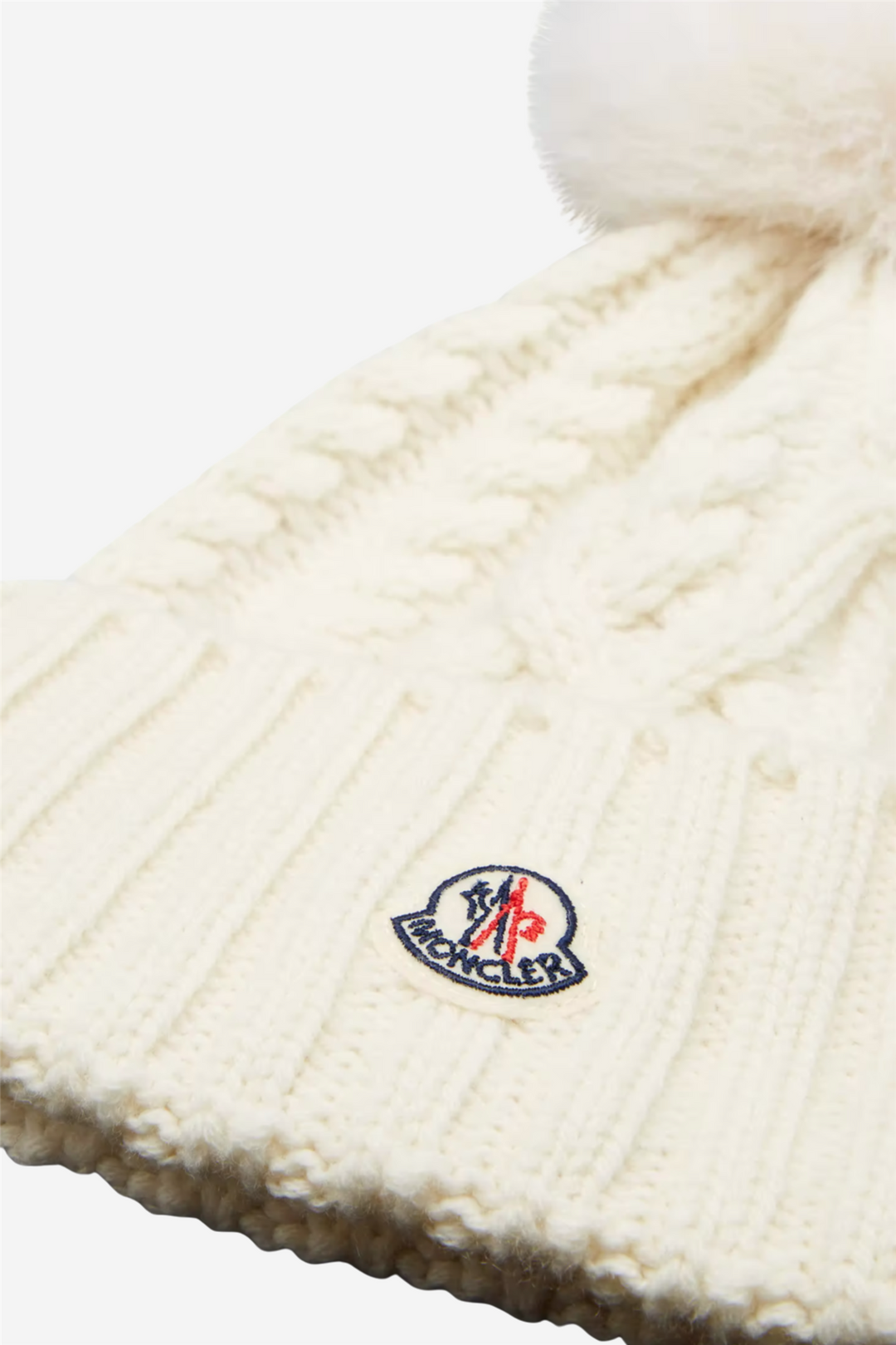 Berretto Tricot Optical White