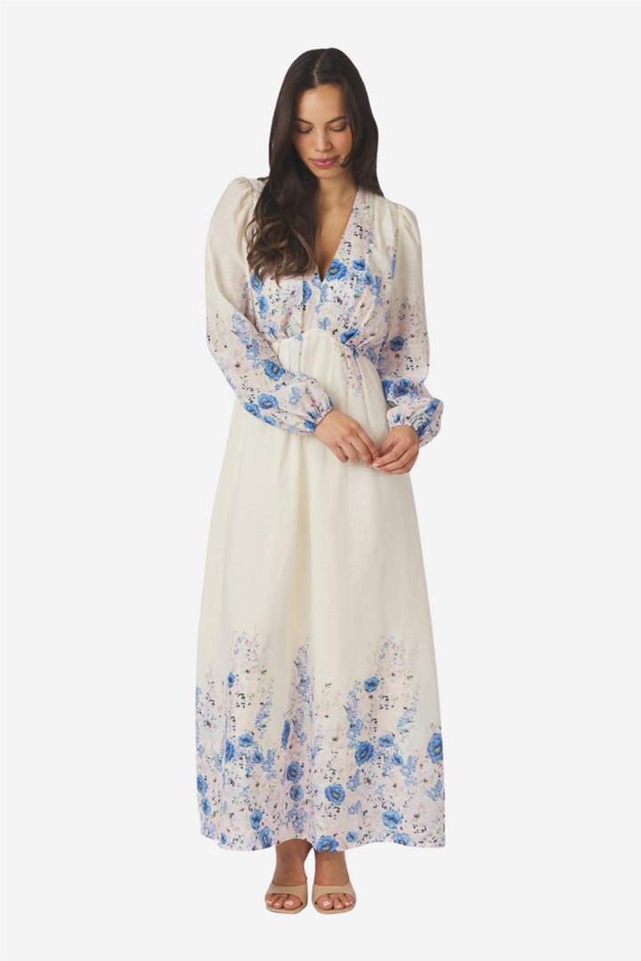 Silfi Flower Print Dress Blue