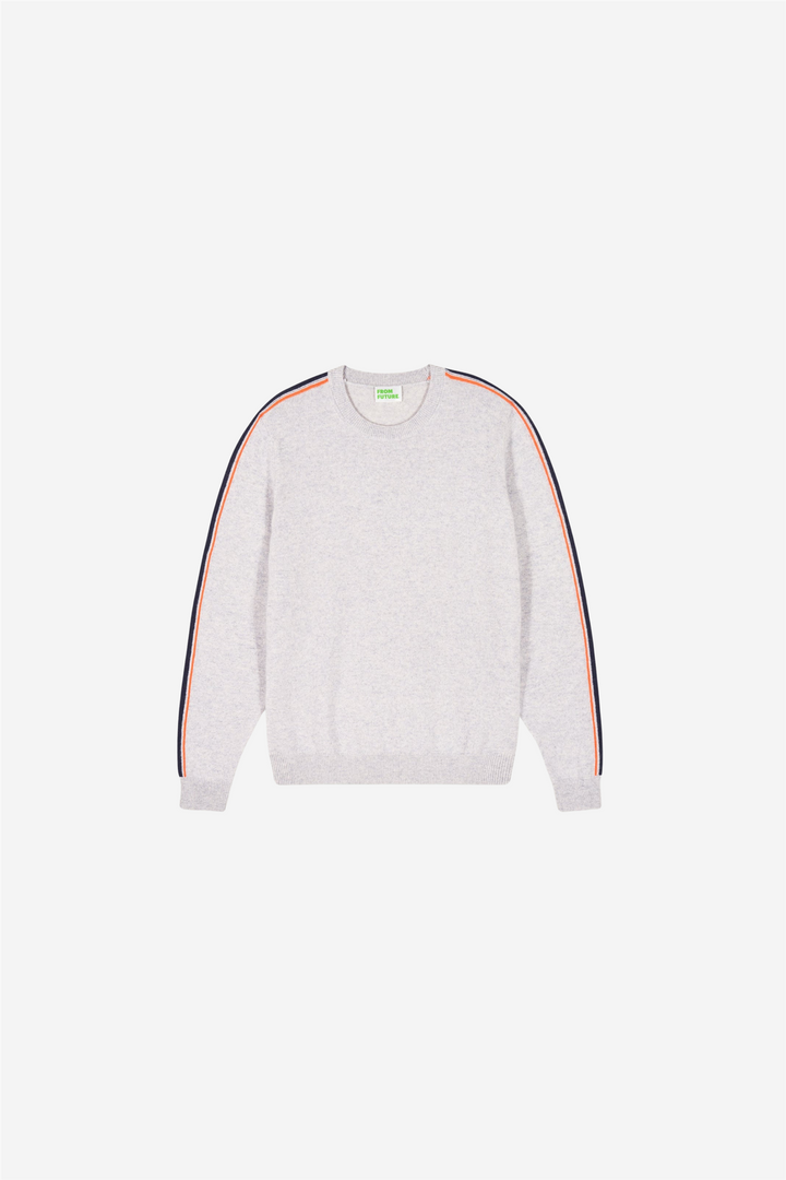 Crewneck Sweater Multi Gris Chine Clair