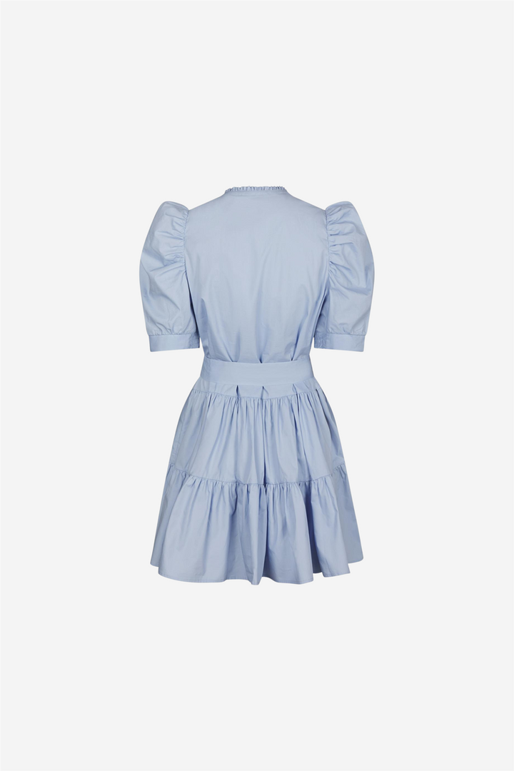 Tabbie Poplin Dress Light Blue