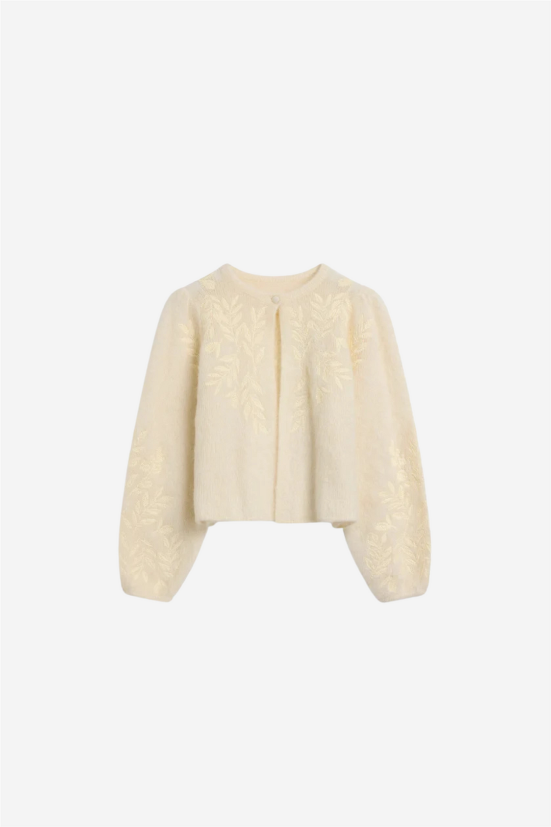 Amie Chunky Cardigan Bright White