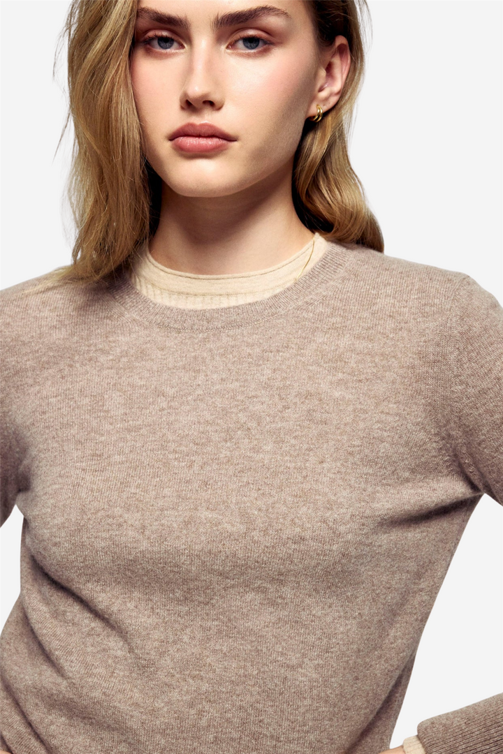 Crewneck Sweaters Taupe