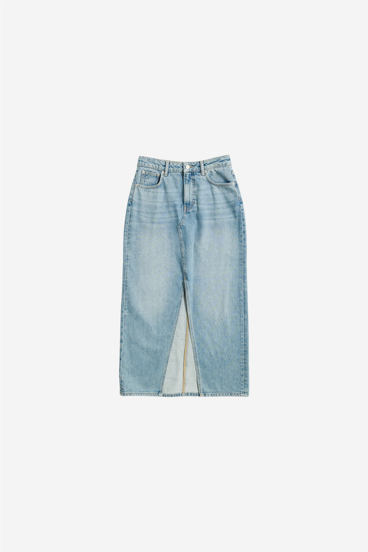 Denim Long Skirt Lt. Blue
