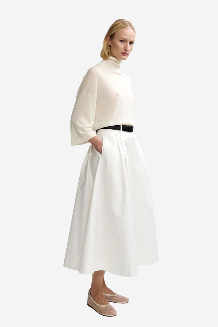 Anna Cotton Skirt White