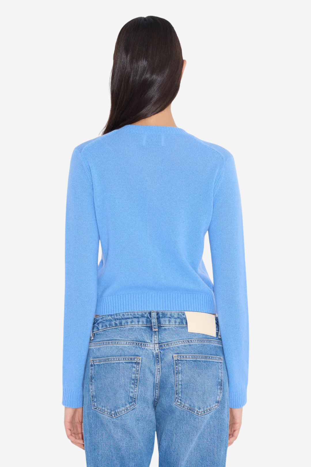 W. Cashmere Cardigan Blue