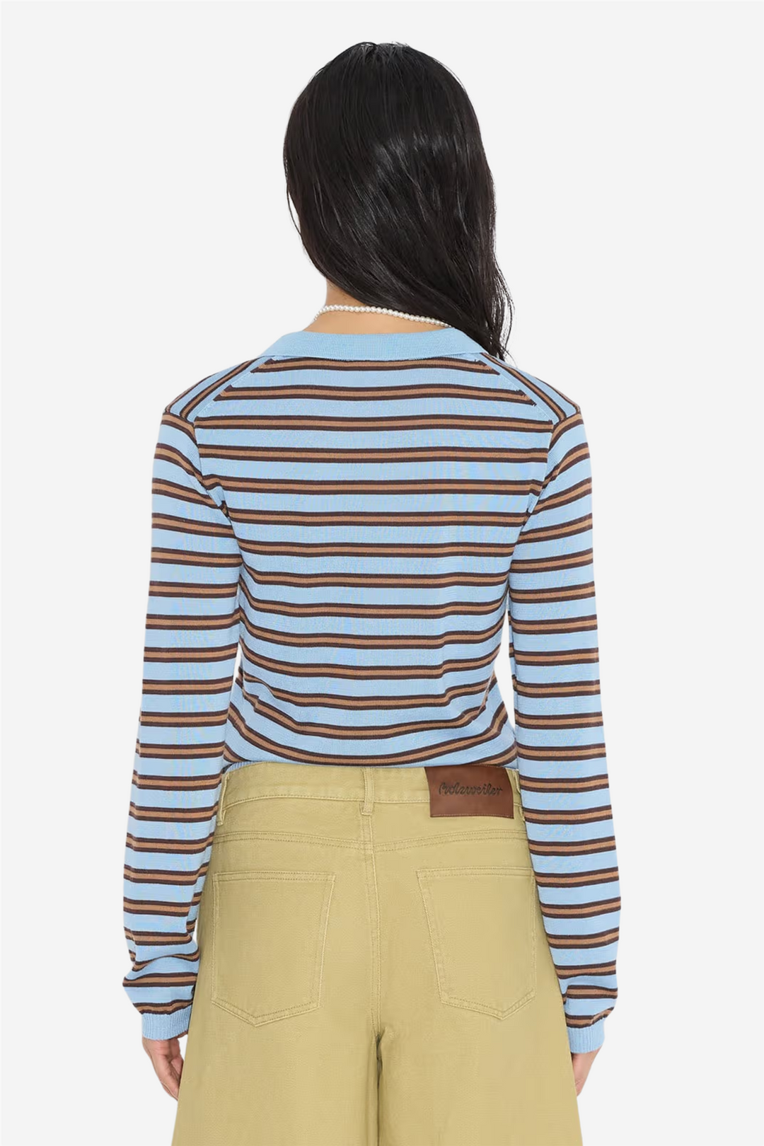 Florence Stripe Polo Blue Mix