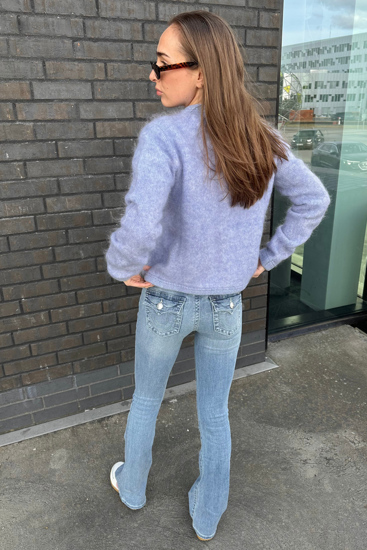 Becca Mid Rise Boot Cut Flap Peak Spot