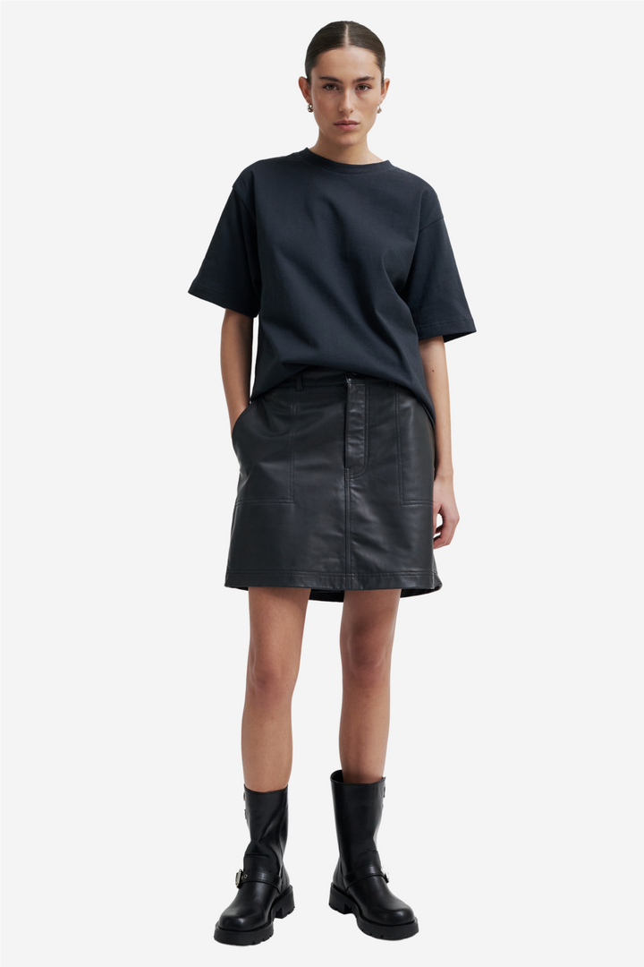 Sila SS Oversized Tee Dark Gray
