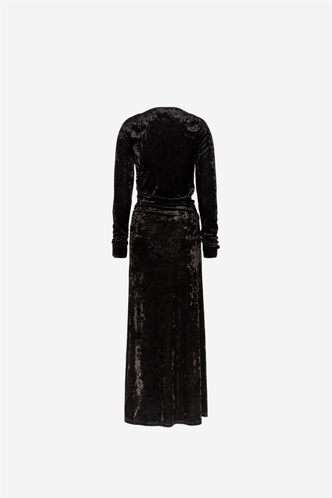 San Dona Dress Velvet Black