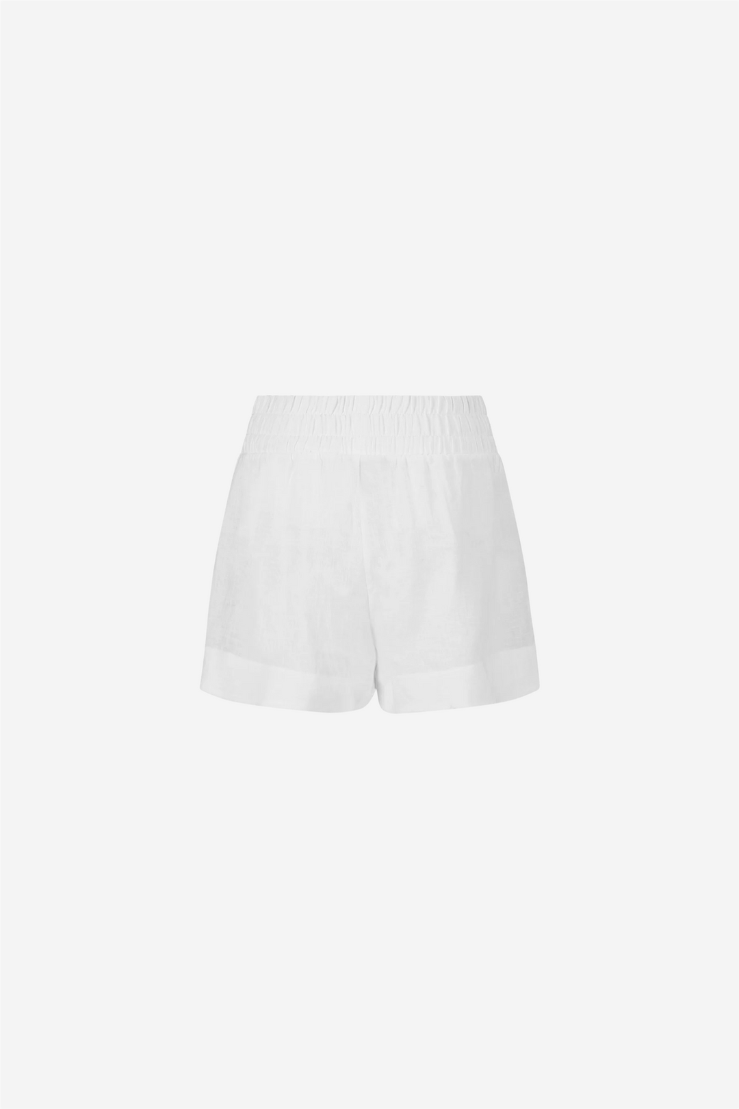 Cayla Linen Shorts White