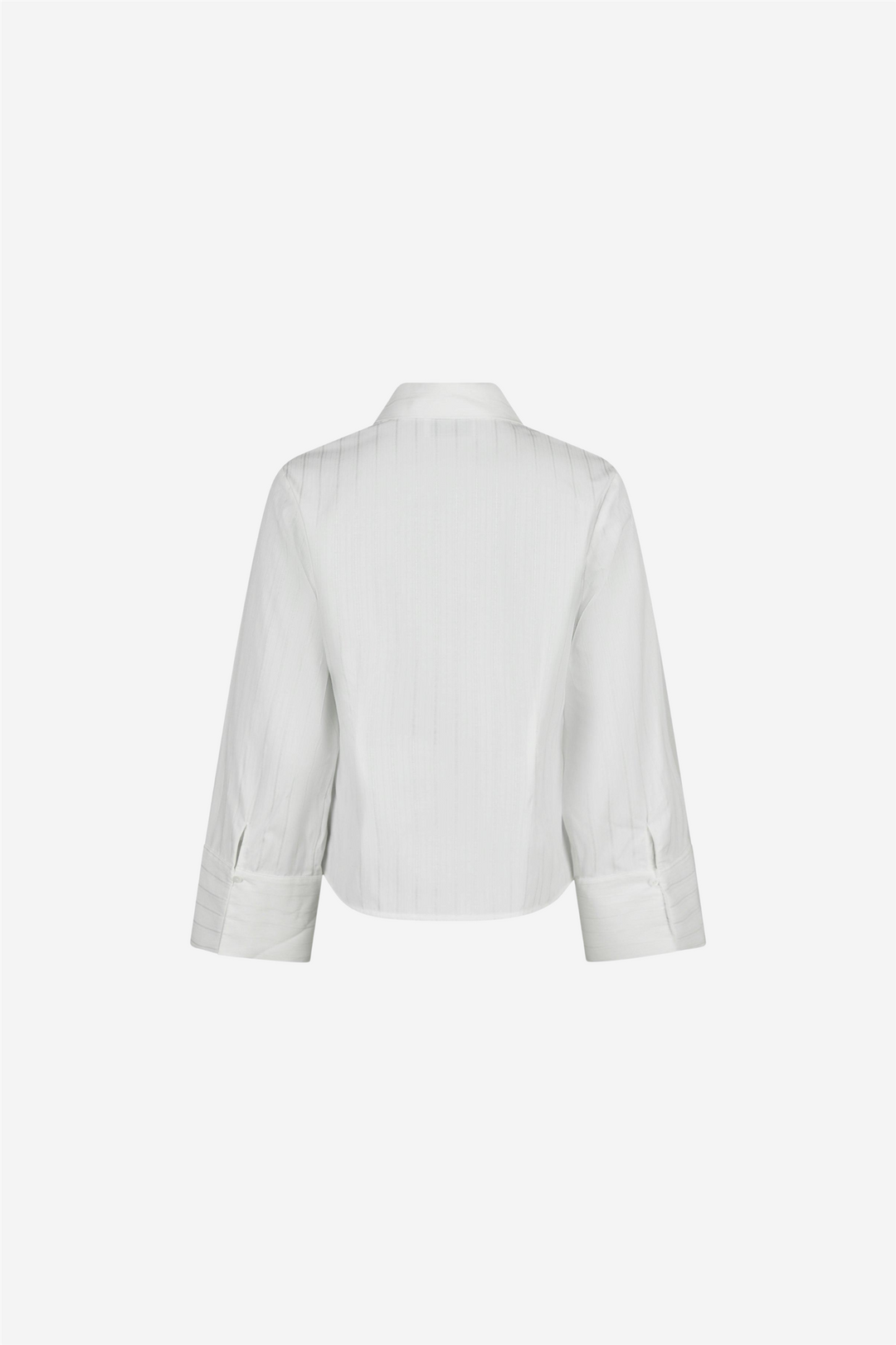 Pink Solid Shirt White