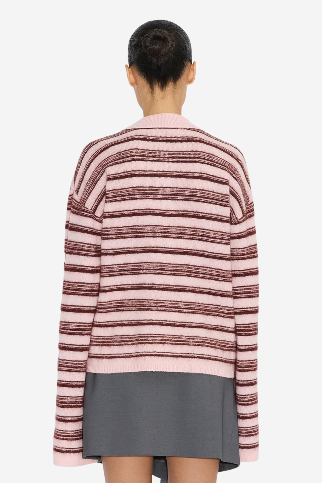 Olivia Wool Polo Lt. Pink Mix