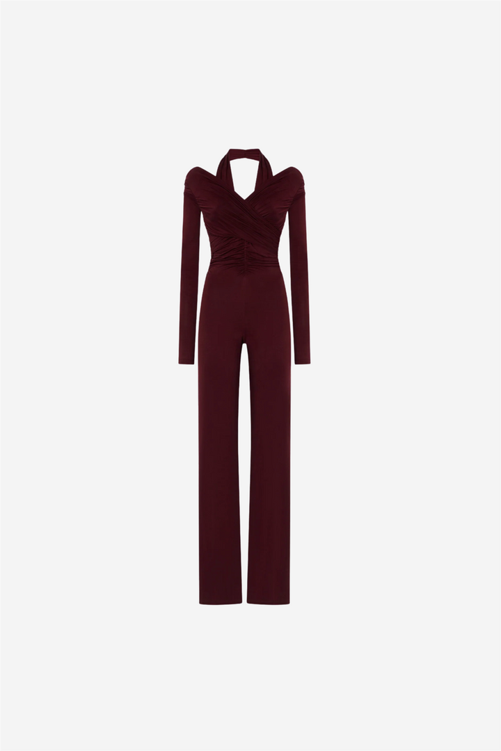 Yvonne Ballerina Jumpsuit Rouge Noir