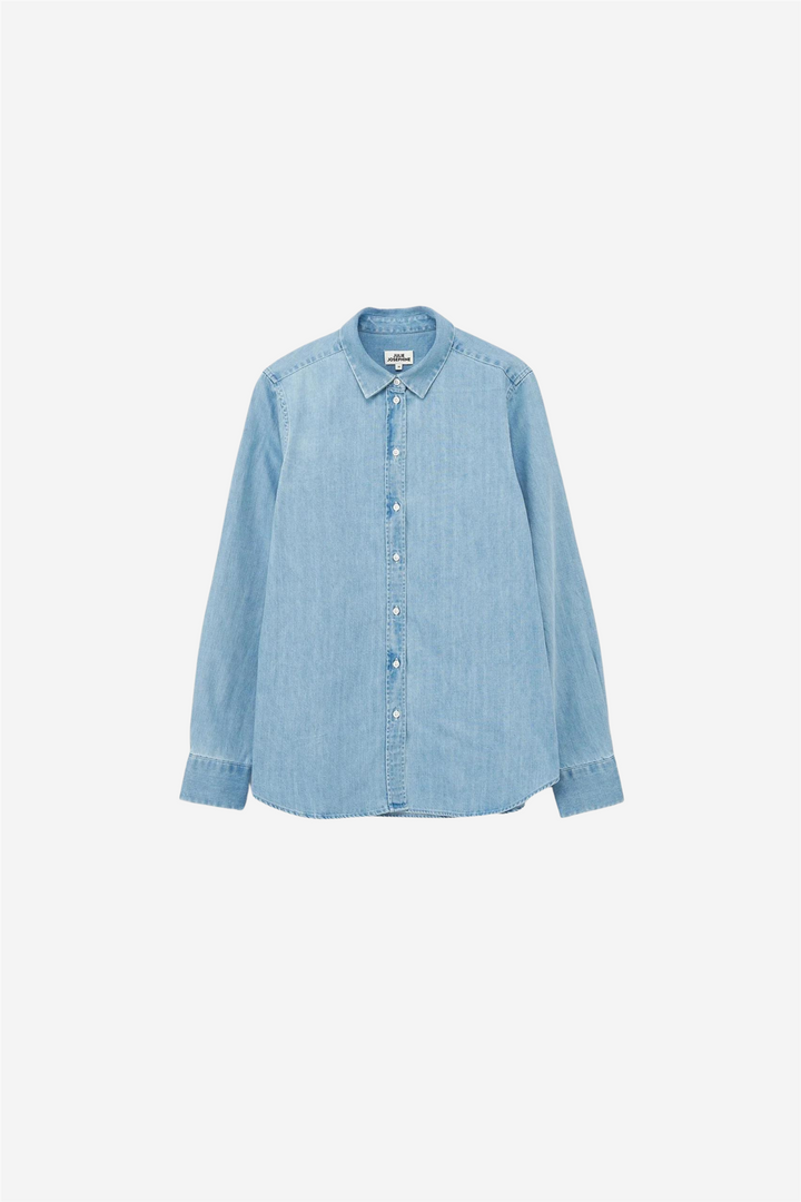 Sofie A-shape Oversized Shirt Light Stonewashed Denim