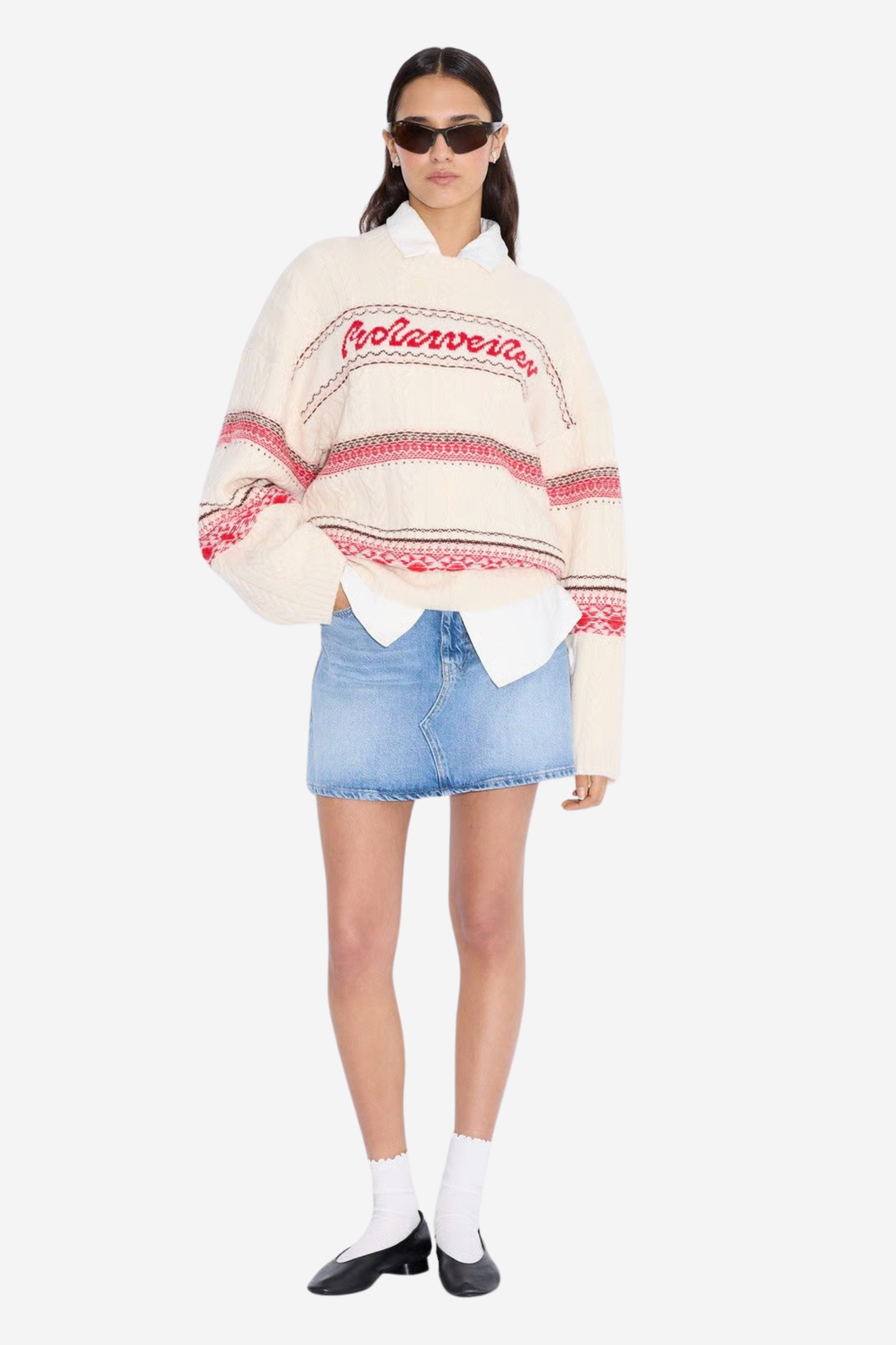 W. Holzweiler Logo Crew Red Mix