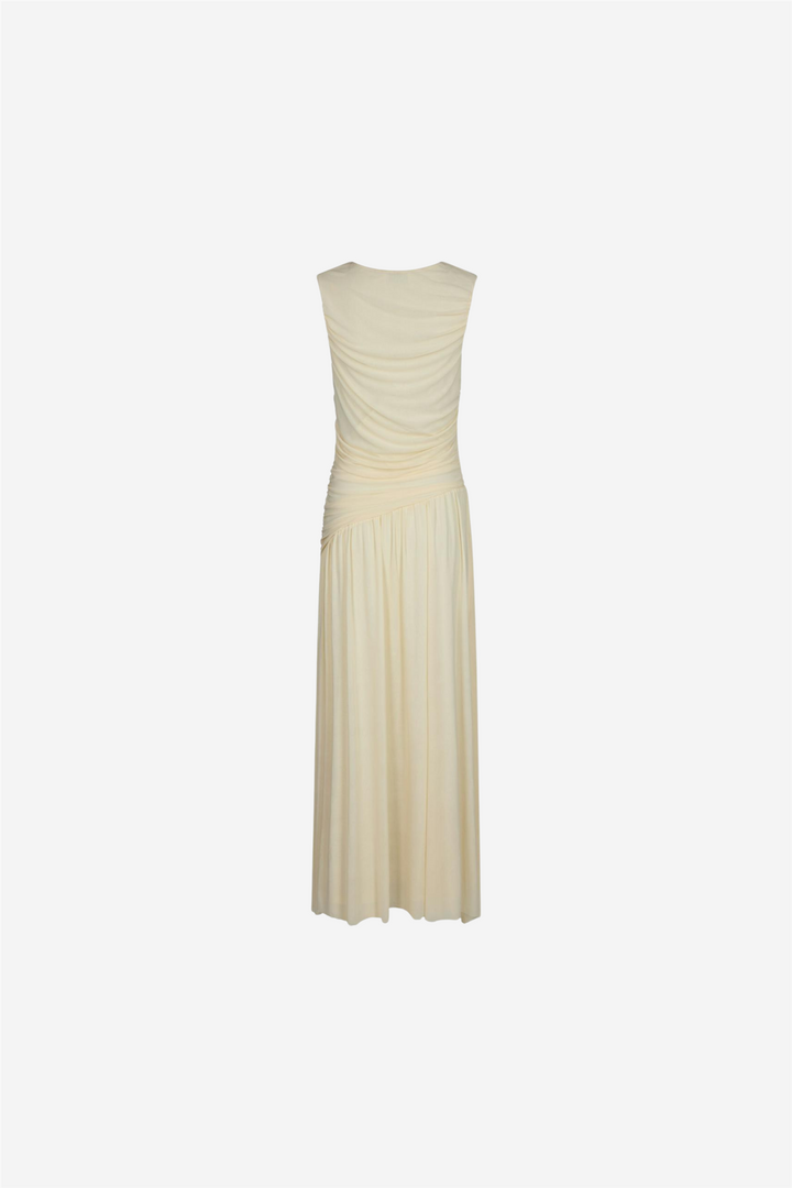 Cludine Mesh Dress Light Yellow
