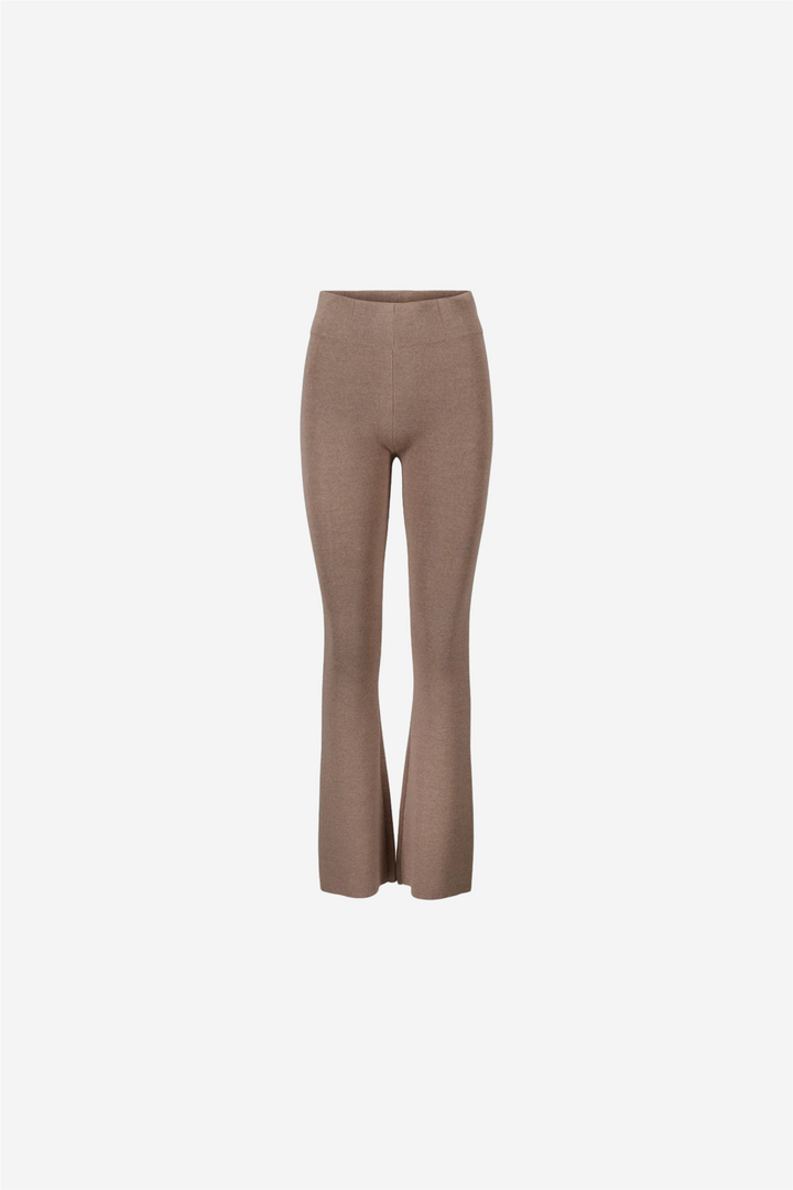Elida Merino Pants Beige Melange