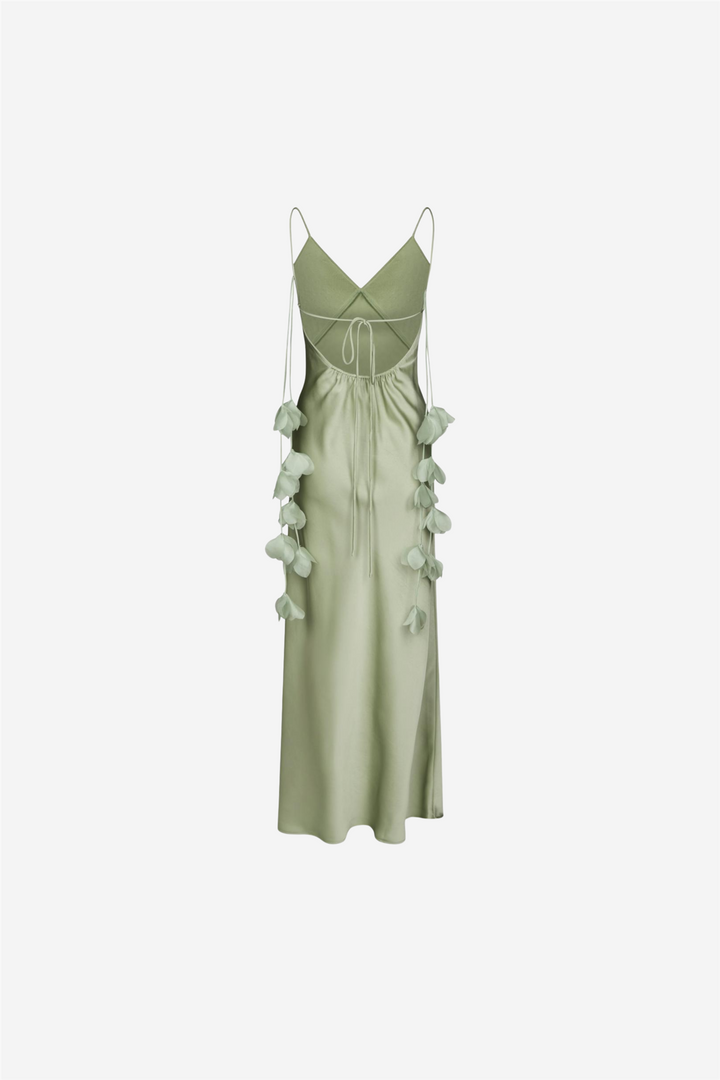 Colly Heavy Sateen Dress  Mint Green