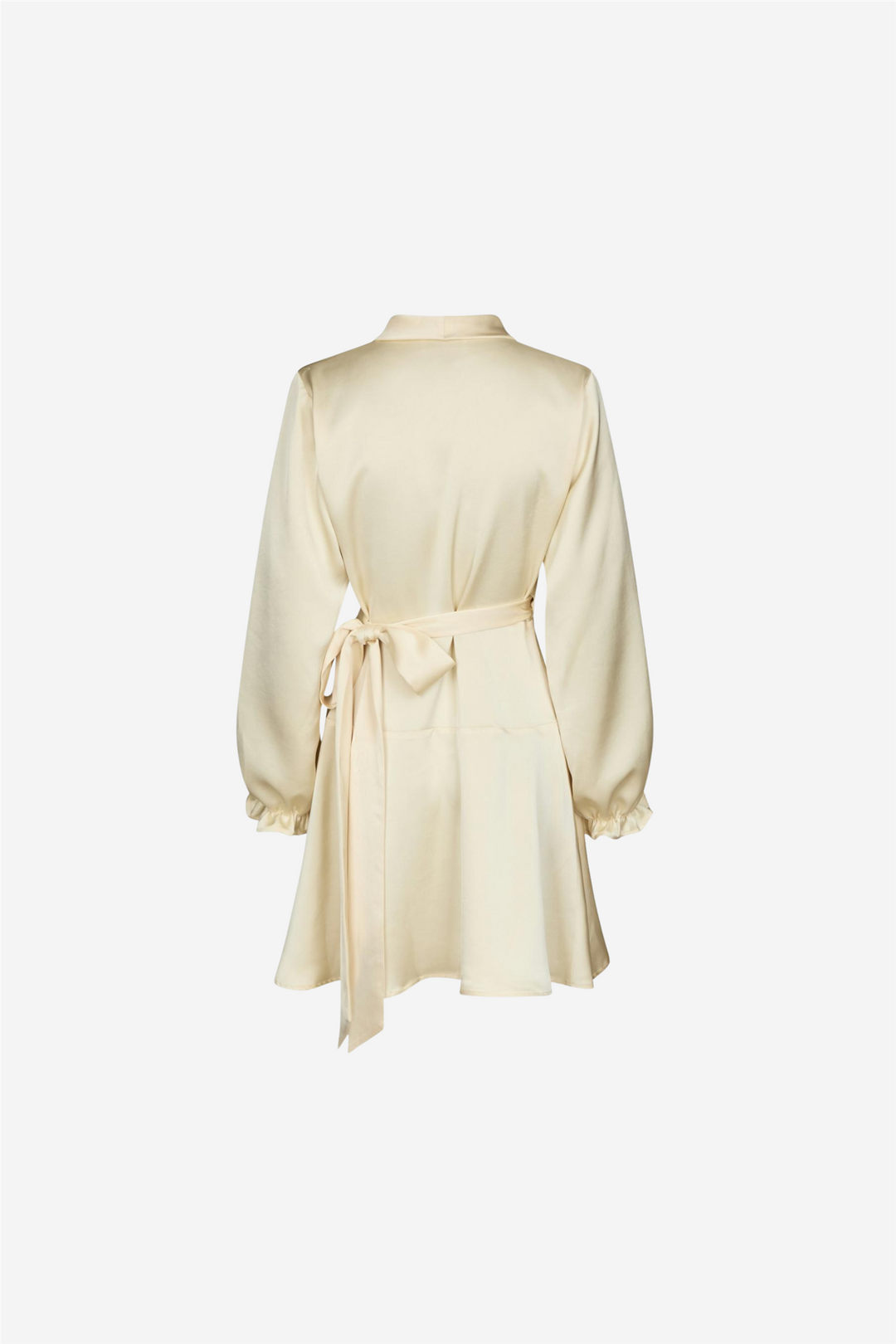 Colbie Heavy Sateen Dress Light Yellow