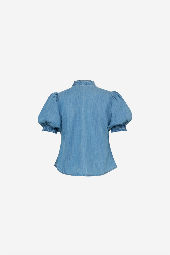 Denim Blouse Light Blue