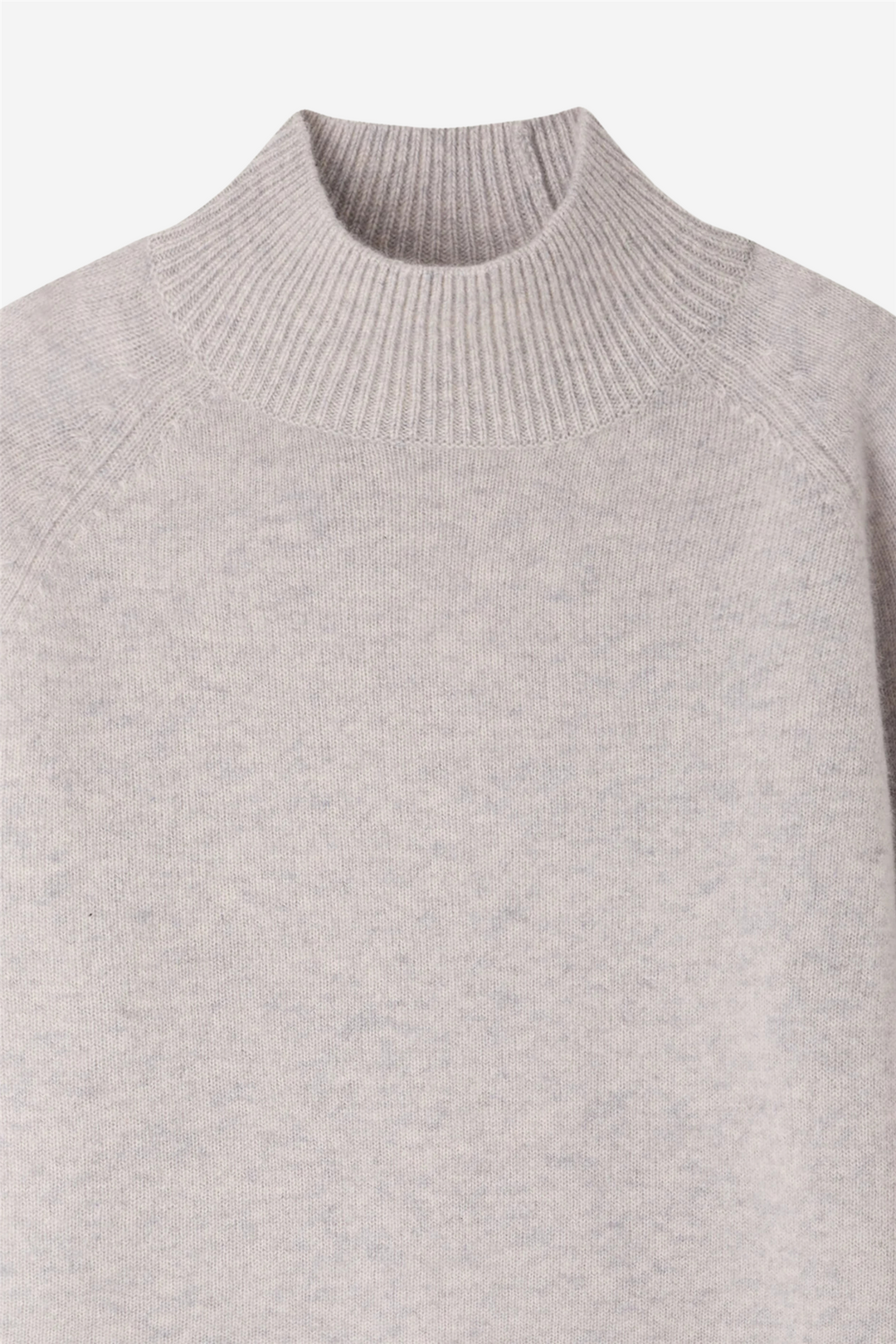 Striped Mock-Neck Sweater